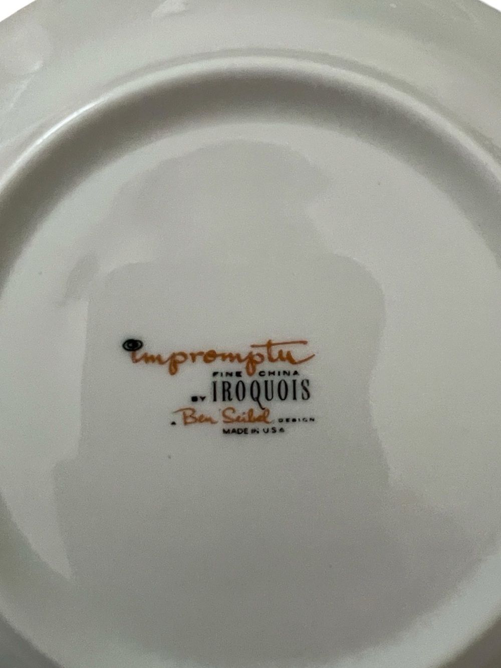 Vintage Iroquois Impromptu Ben Seibel Atomic Starburst Saucer MCM 6” - Picture 5 of 7
